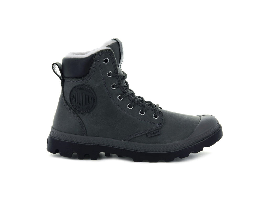 Botas Palladium PAMPA SPORT CUFF WPS Hombre Gris Oscuro | Costa Rica-67018